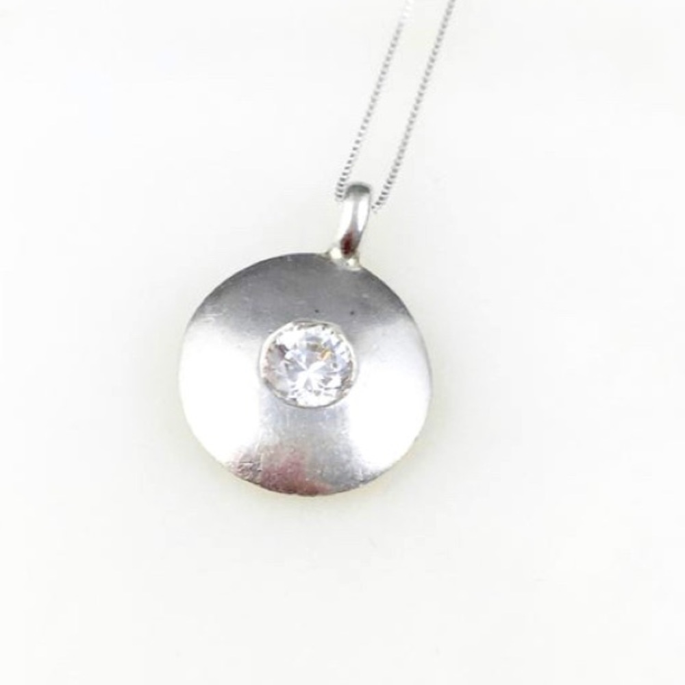 Vintage cz necklace